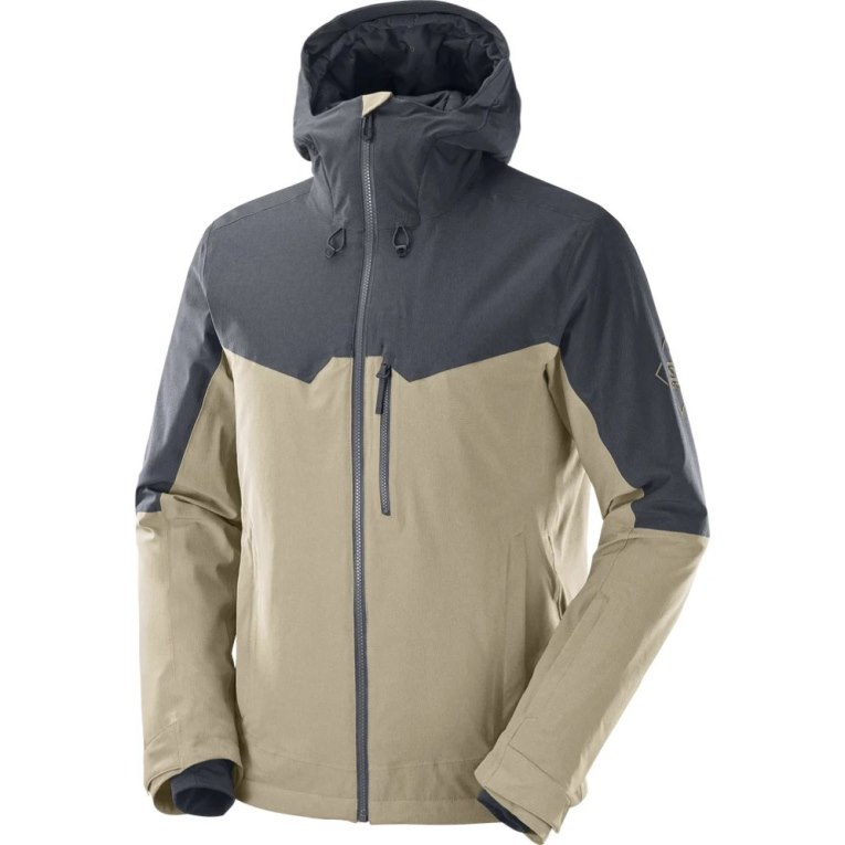 Chaquetas De Esquí Salomon Untracked Insulated Hombre Negros Beige | MX UIHX412
